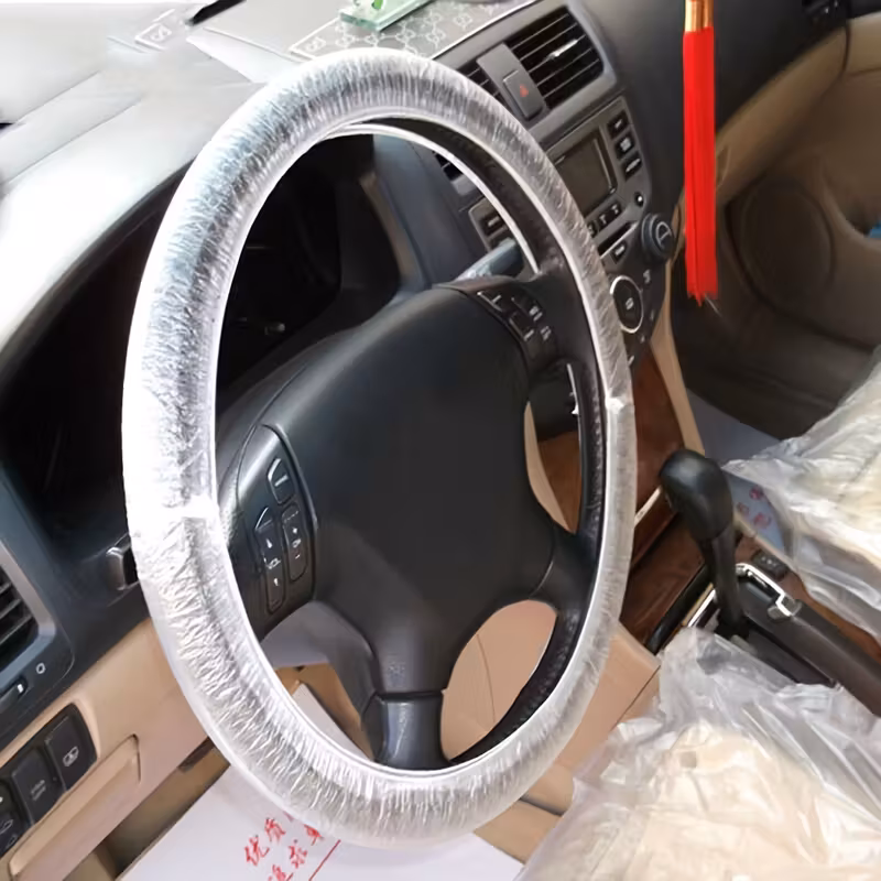 Disposable Steering Wheel Covers – Transparent