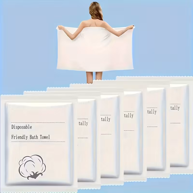 Disposable Bath Towels 55×28 inch – 6 pcs