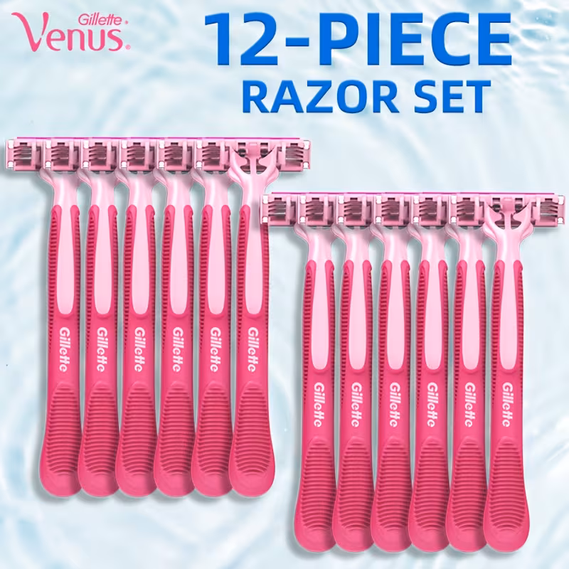 Disposable Women’s Razors – 12 pcs
