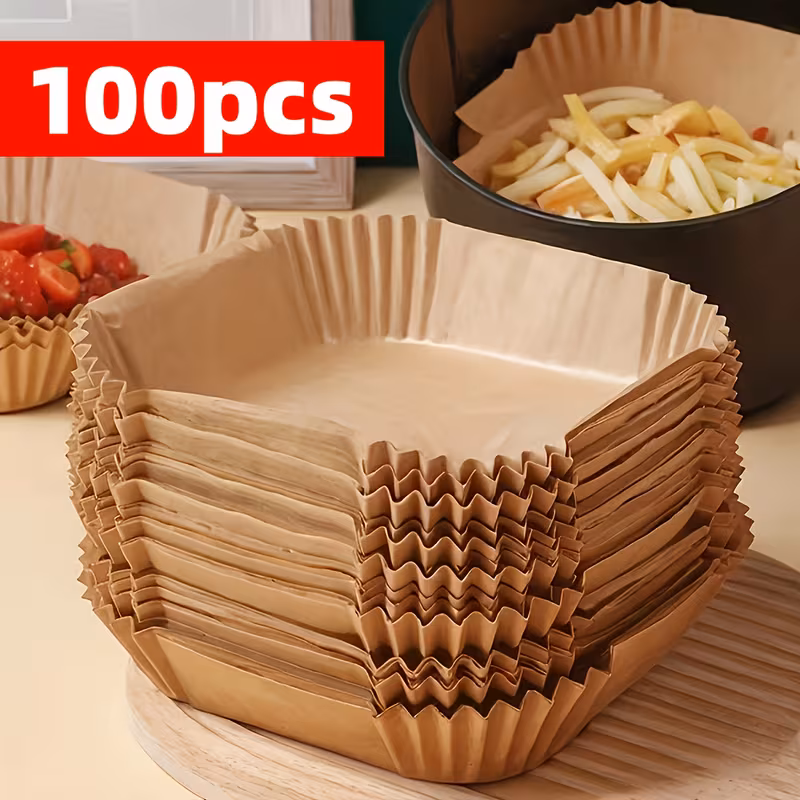 Disposable Air Fryer Parchment Liners – Non-Stick