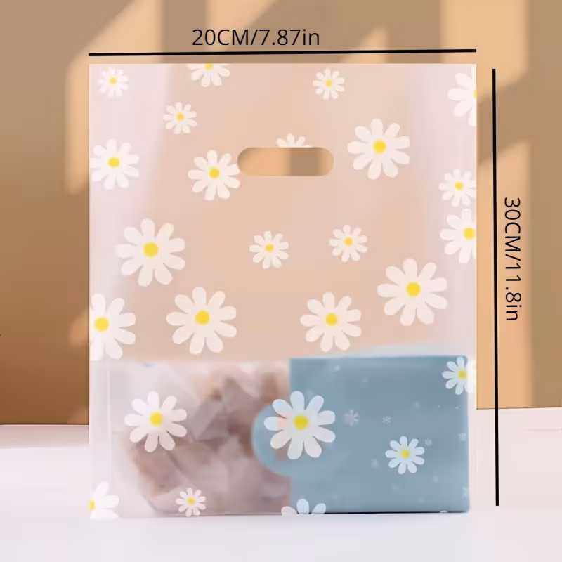 Disposable Plastic Shopping Bags – Die-Cut Handle – 200 pcs